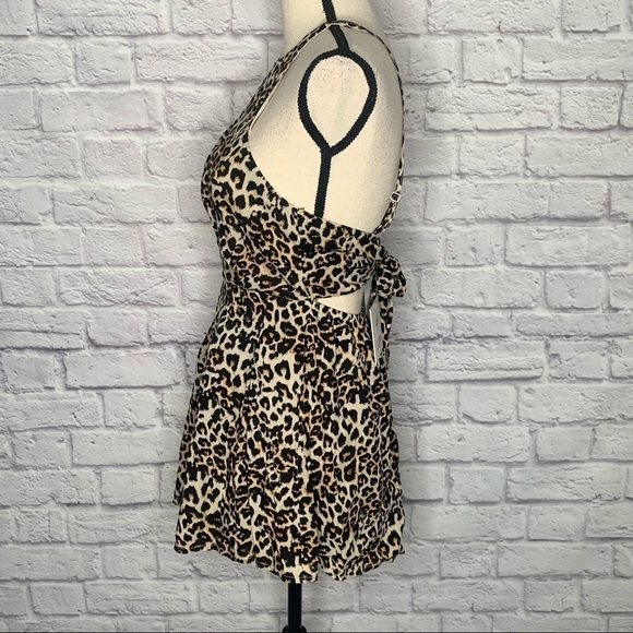 NWT Seek The Label Leopard Print Romper - Picture 5 of 14